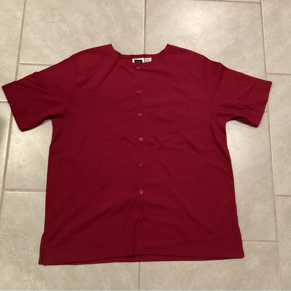 NWOT Men's Red Shirt